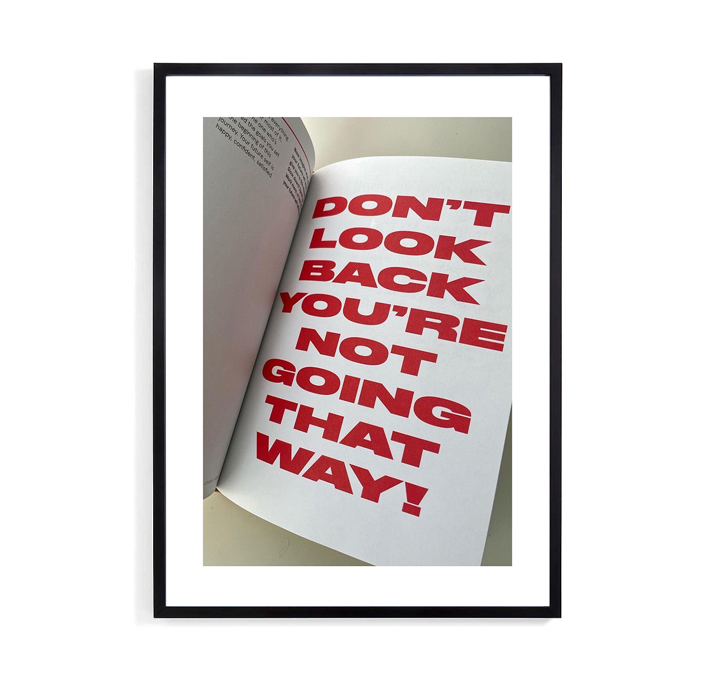 DON'T LOOK BACK