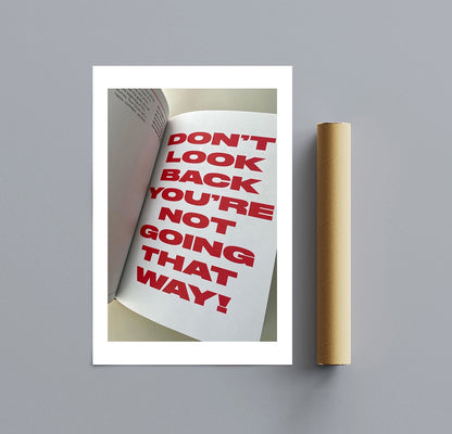 DON'T LOOK BACK